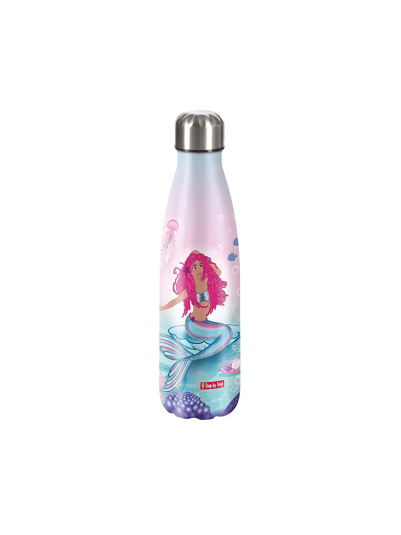 STEP BY STEP | Edelstahl Trinkflasche - Pegasus Emily | bunt